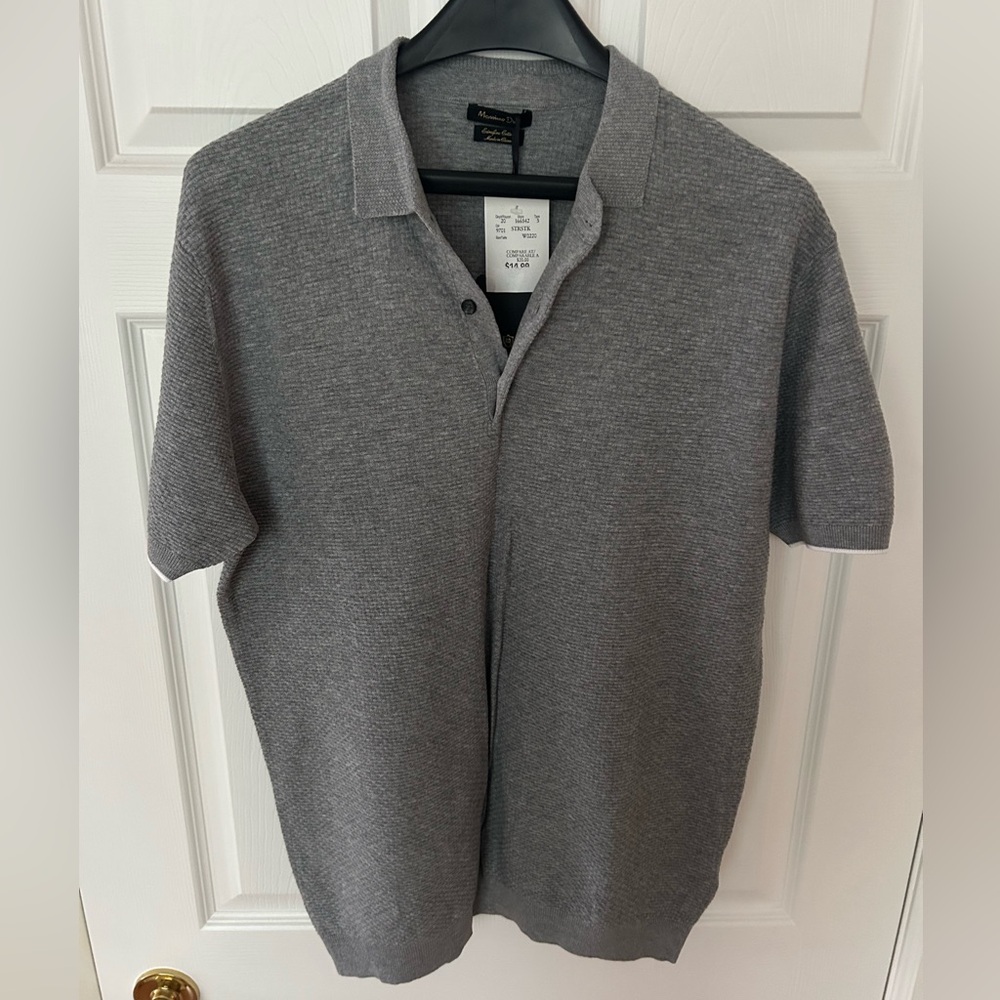2 Massimo Dutti Shirts- Polo, T-Shirt